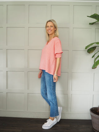 Midhurst Linen Mix T Shirt - 7 Colours