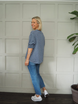 Midhurst Linen Mix T Shirt - 7 Colours