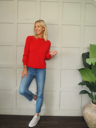 Beela Soft Crew Neck Jumper, Alpaca/Wool Mix, Best Seller - 20 Colours