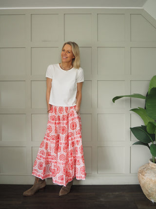 Mataro Cotton T Shirt by Luella - White