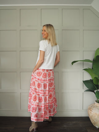 Mataro Cotton T Shirt by Luella - White