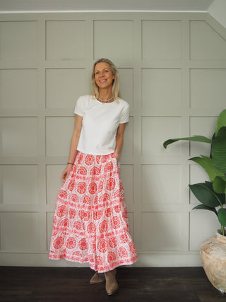 Mataro Cotton T Shirt by Luella - White