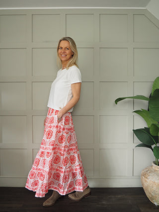 Mataro Cotton T Shirt by Luella - White