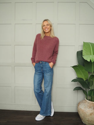 Beela Soft Crew Neck Jumper, Alpaca/Wool Mix, Best Seller - 20 Colours