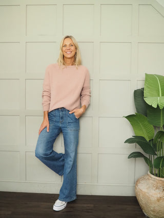 Beela Soft Crew Neck Jumper, Alpaca/Wool Mix, Best Seller - 20 Colours