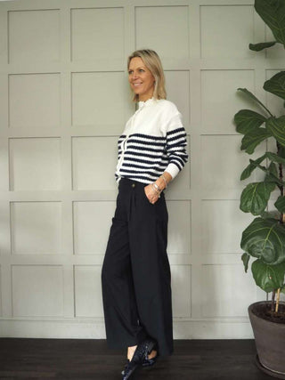 Love Pleated Trousers - Black, Camel, Navy Blue