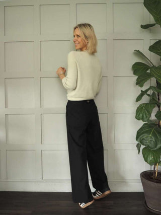Love Pleated Trousers - Black, Camel, Navy Blue
