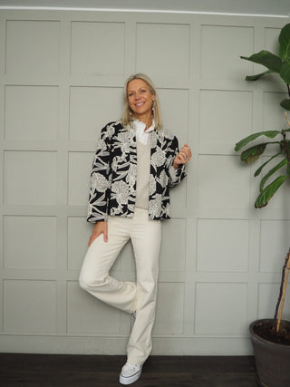 Violetta Skinny Flare Bootcut, Mid Rise Jeans with Square Front Pockets - Black, Dark Indigo, Denim Blue, Ecru, Grey, Khaki