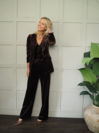 Keaka Single-Breasted Velvet Blazer, Best Seller - 7 Colours