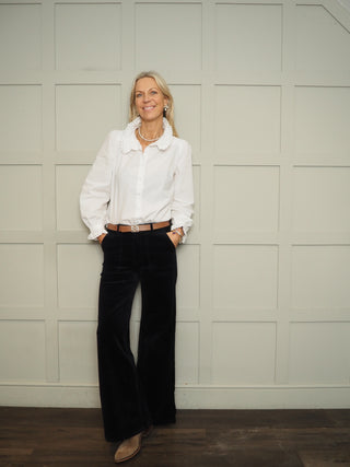 Grai Corduroy Trousers - Chocolate, Midnight