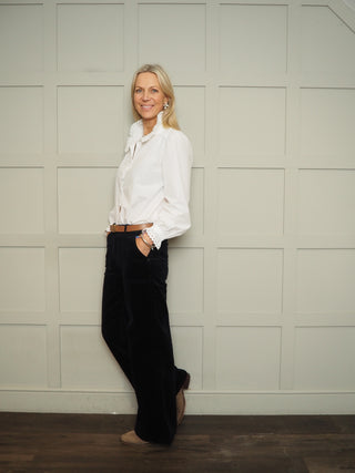 Grai Corduroy Trousers - Chocolate, Midnight