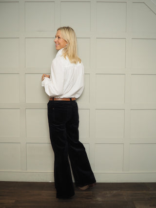 Grai Corduroy Trousers - Chocolate, Midnight