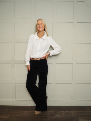 Grai Corduroy Trousers - Chocolate, Midnight