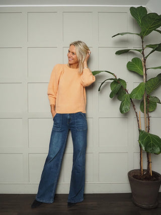 Padam Super Soft, Puff Shoulder Round Neck Jumper, Best Seller - 13 Colours