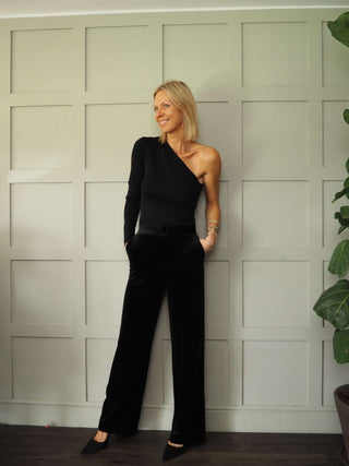 Marley One Shoulder Top by Moss Copenhagen - Black