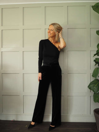 Marley One Shoulder Top by Moss Copenhagen - Black