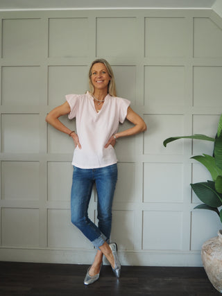 Bosham Cotton Cheesecloth Short Sleeve Blouse - 7 Colours