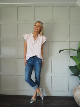 Bosham Cotton Cheesecloth Short Sleeve Blouse - 7 Colours