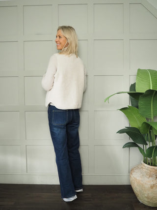 Freddie Reversible Faux Shearling Gilet - Camel/Oatmeal