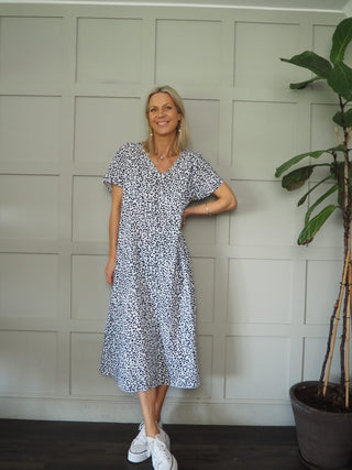 Trinity Leopard Print Cheesecloth Dress - 6 Colours