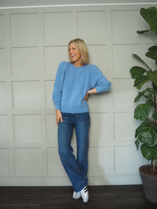 Padam Super Soft, Puff Shoulder Round Neck Jumper, Best Seller - 13 Colours