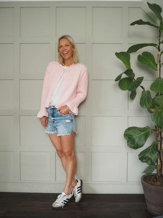 Bocks Stonewashed Denim Shorts - Light Denim Blue