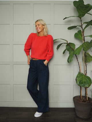 Padam Super Soft, Puff Shoulder Round Neck Jumper, Best Seller - 13 Colours