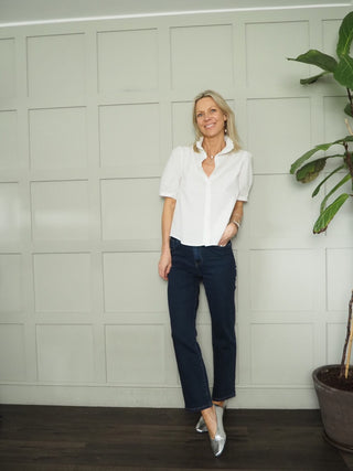 Clarkenwell Straight Leg, Mid Rise Jeans - Dark Indigo