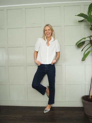 Clarkenwell Straight Leg, Mid Rise Jeans - Dark Indigo