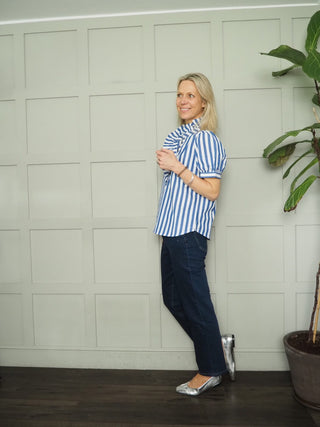 Clarkenwell Straight Leg, Mid Rise Jeans - Dark Indigo