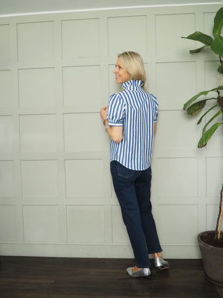 Clarkenwell Straight Leg, Mid Rise Jeans - Dark Indigo