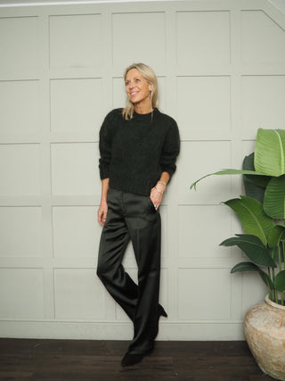 Sille Chunky Jumper by Part Two - Dark Green