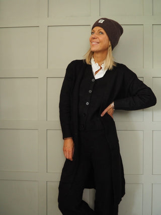 Hope Super Soft Beanie Hat by Moss Copenhagen - Raisin