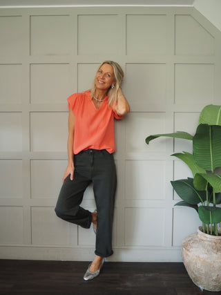Bosham Cotton Cheesecloth Short Sleeve Blouse - 7 Colours