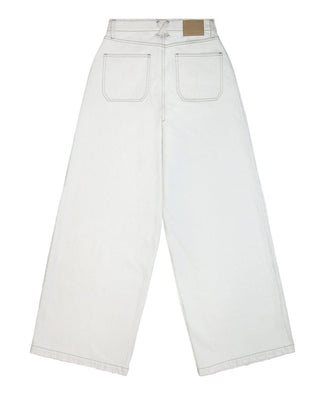 Bay Wide Leg Jeans by Seventy Mochi - Ecru, Weekender