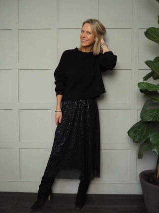 Shia Jumper with Cropped Balloon Sleeves - 7 Colours