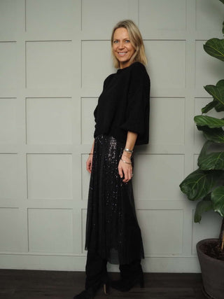 Shia Jumper with Cropped Balloon Sleeves - 7 Colours