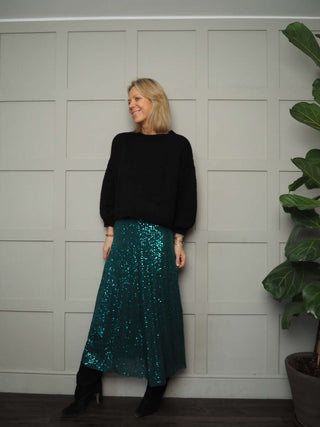 Shia Jumper with Cropped Balloon Sleeves - 7 Colours