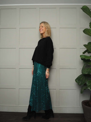 Shia Jumper with Cropped Balloon Sleeves - 7 Colours