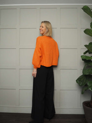 Shia Jumper with Cropped Balloon Sleeves - 7 Colours