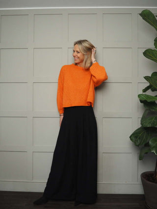 Shia Jumper with Cropped Balloon Sleeves - 7 Colours