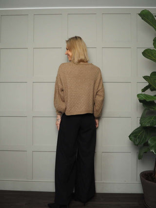 Shia Jumper with Cropped Balloon Sleeves - 7 Colours