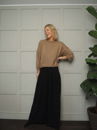 Shia Jumper with Cropped Balloon Sleeves - 7 Colours