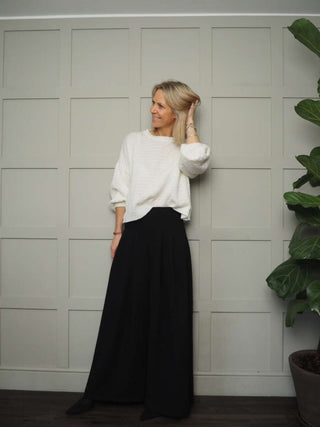 Shia Jumper with Cropped Balloon Sleeves - 7 Colours