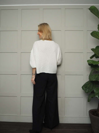 Shia Jumper with Cropped Balloon Sleeves - 7 Colours