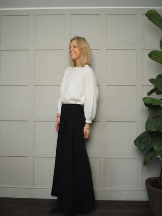 Shia Jumper with Cropped Balloon Sleeves - 7 Colours