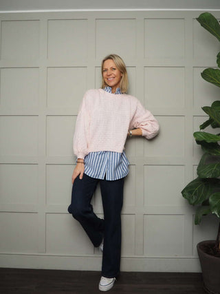 Shia Jumper with Cropped Balloon Sleeves - 7 Colours