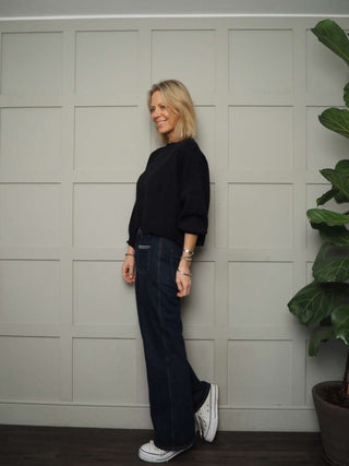 Shia Jumper with Cropped Balloon Sleeves - 7 Colours