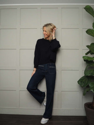 Shia Jumper with Cropped Balloon Sleeves - 7 Colours