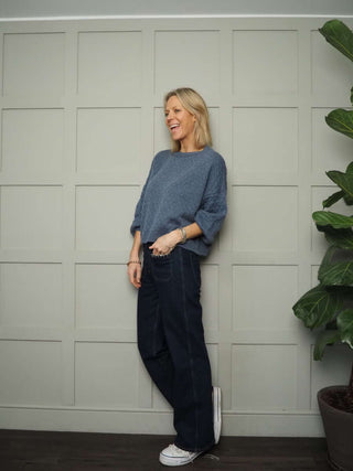 Shia Jumper with Cropped Balloon Sleeves - 7 Colours